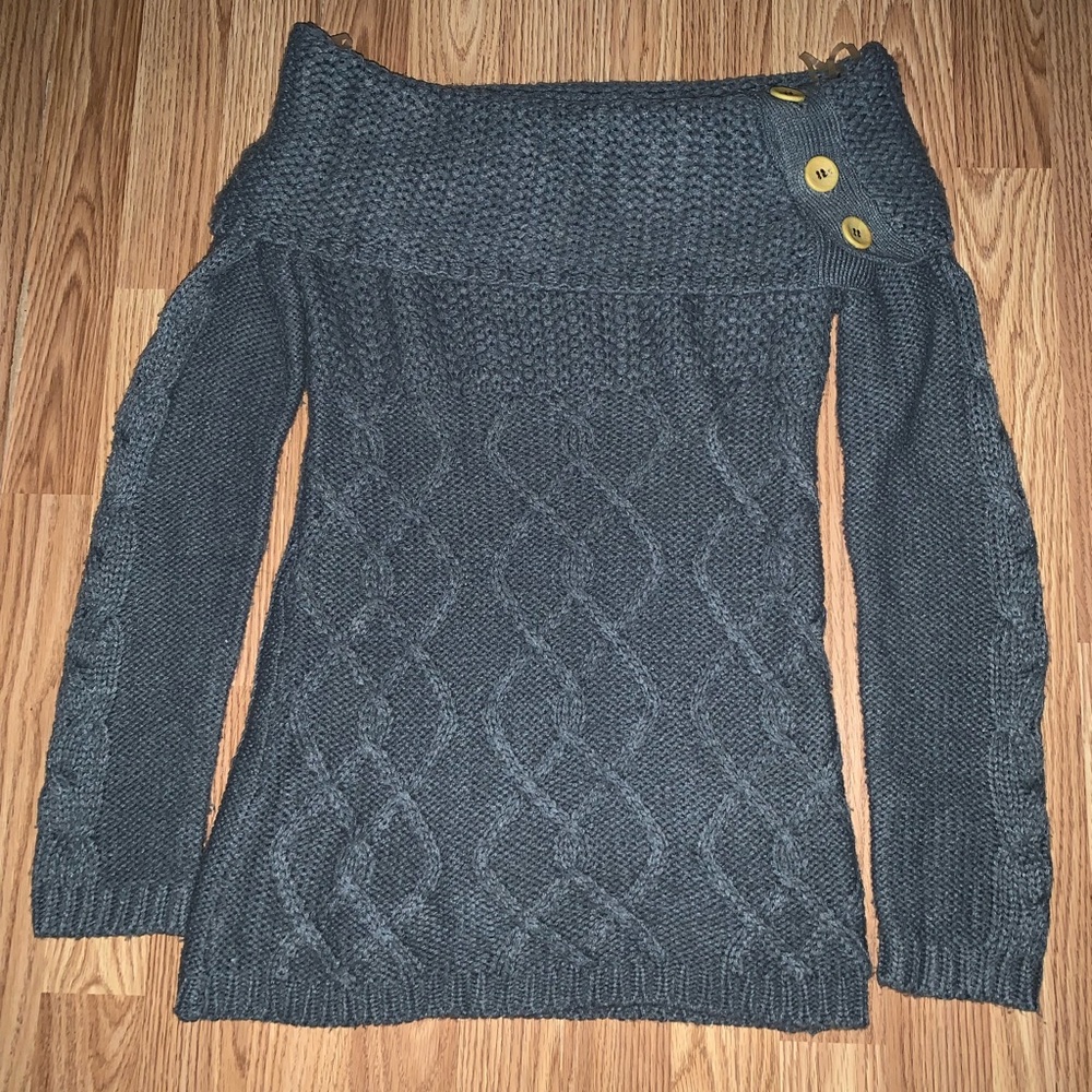 JJ Always knit sweater Off The Shoulder